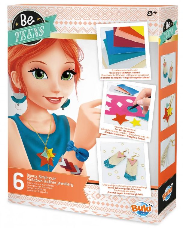 Set creativ Buki - Bijuterii din piele DIY