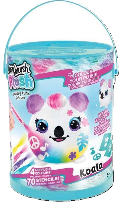 Set creativ Canal Toys - Mini jucărie de plus pentru colorat, Koala