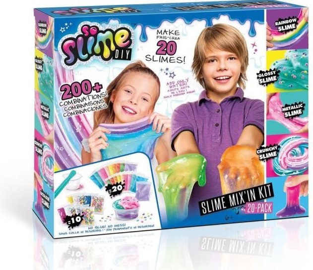Set creativ Canal Toys - So Slime, fă-ți propriul slime, 20 de culori