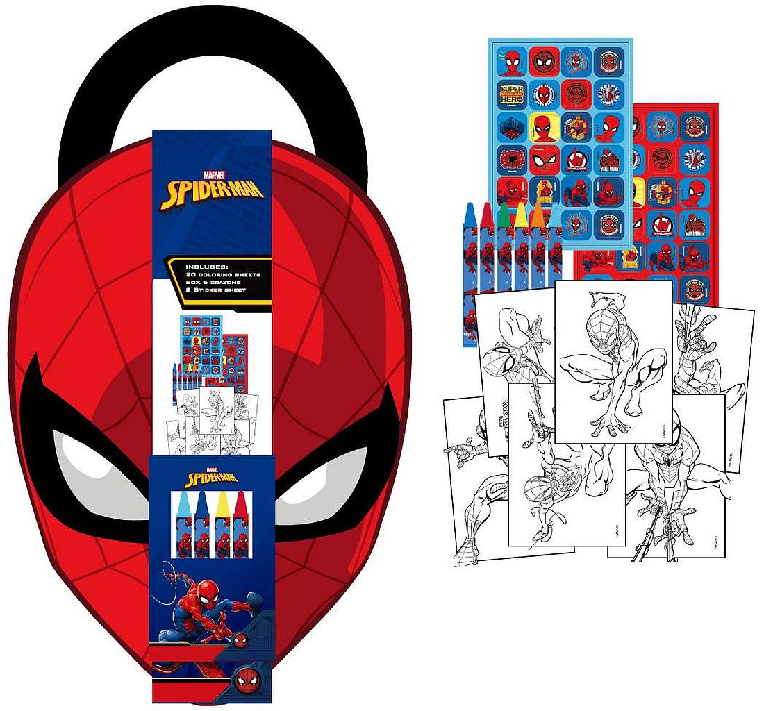 Set creativ Cerda Spider-Man - Cu pasteluri și stickere