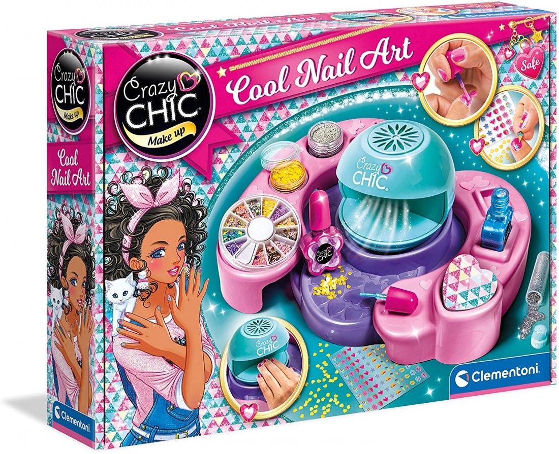 Set creativ Clementoni Crazy Chic - Studio de manichiura