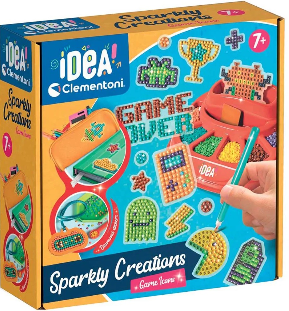 Set creativ Clementoni Idea - Mozaic de diamante, Game Over