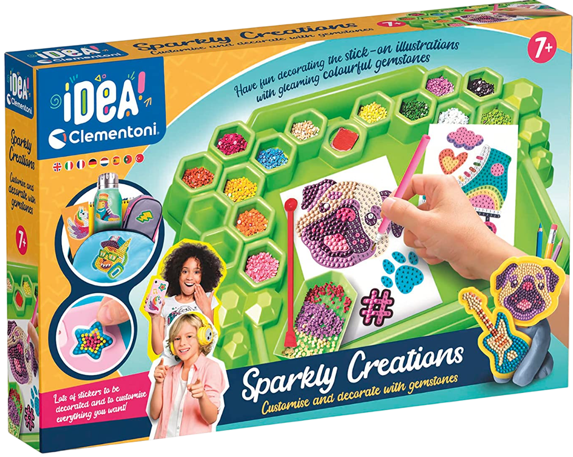Set creativ Clementoni Idea - Mozaic de diamant și argilă