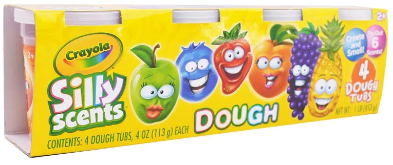 Trusă creativă  Crayola - Pastă de modelat parfumată, 4 culori, 453 g