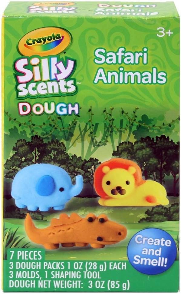 Trusă creativă  Crayola Silly Scents - Safari Animals