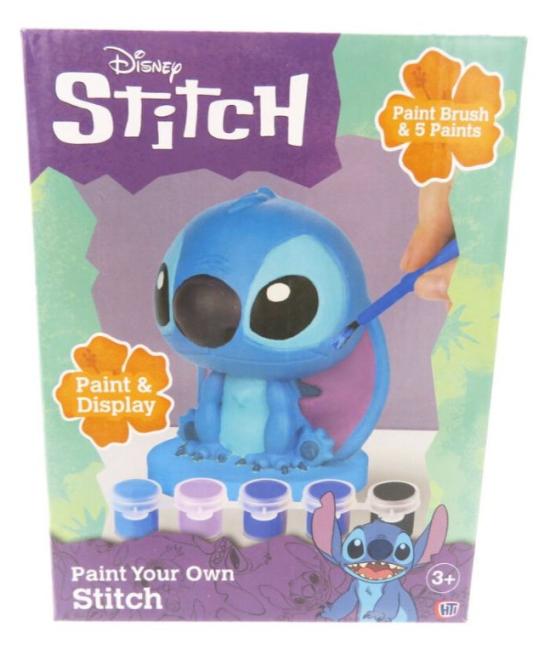 Trusă creativă  Disney - Figurină din ipsos pentru colorat Stitch