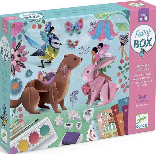 Set de creatie Djeco - Gradina zanelor, 6 in 1