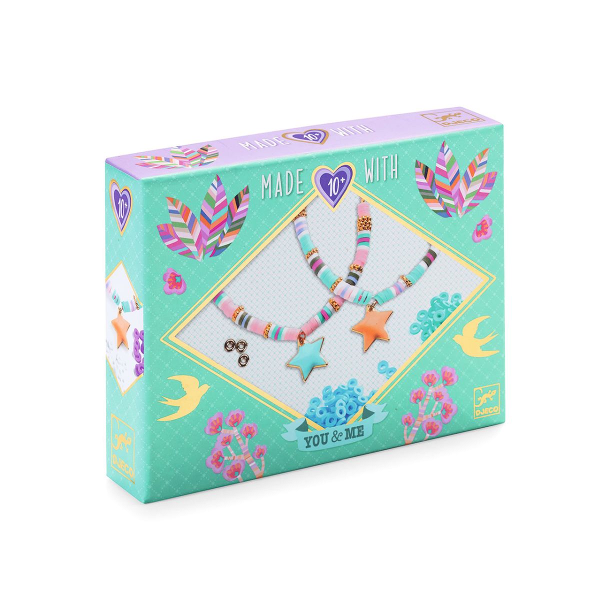Set creativ Djeco - Faceți brățări cu stele