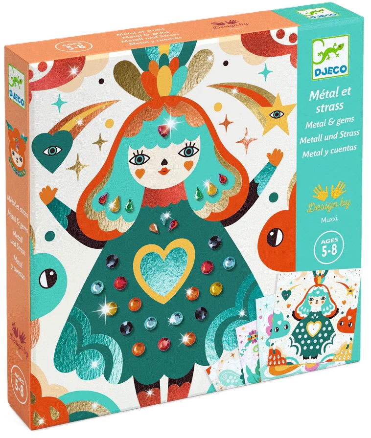 Set creativ Djeco - Picturi DIY cu folie, Harmony