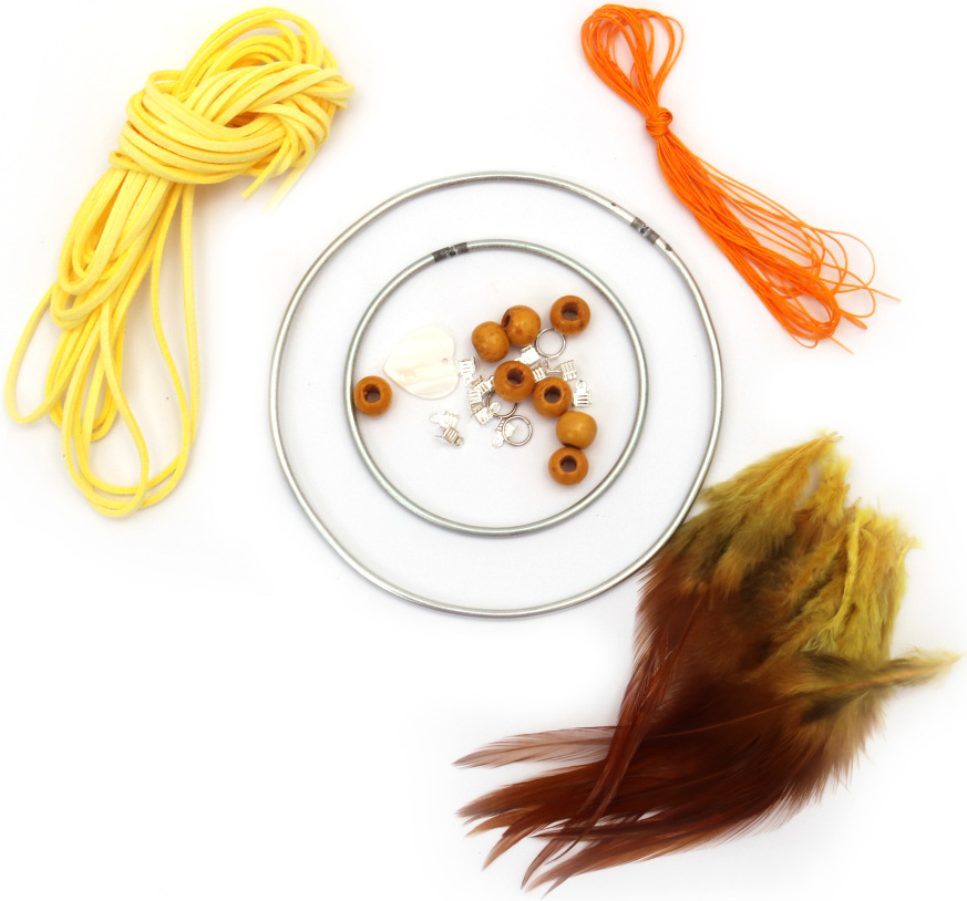 Set creativ Em Art  - Capcană de vis DIY , galben