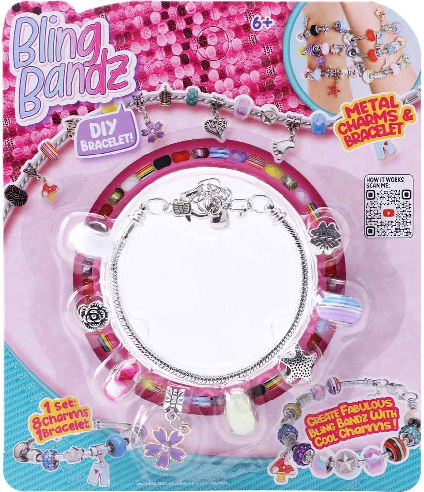 Set creativ Emco – Brățară cu talismane Bling Bandz, sortiment