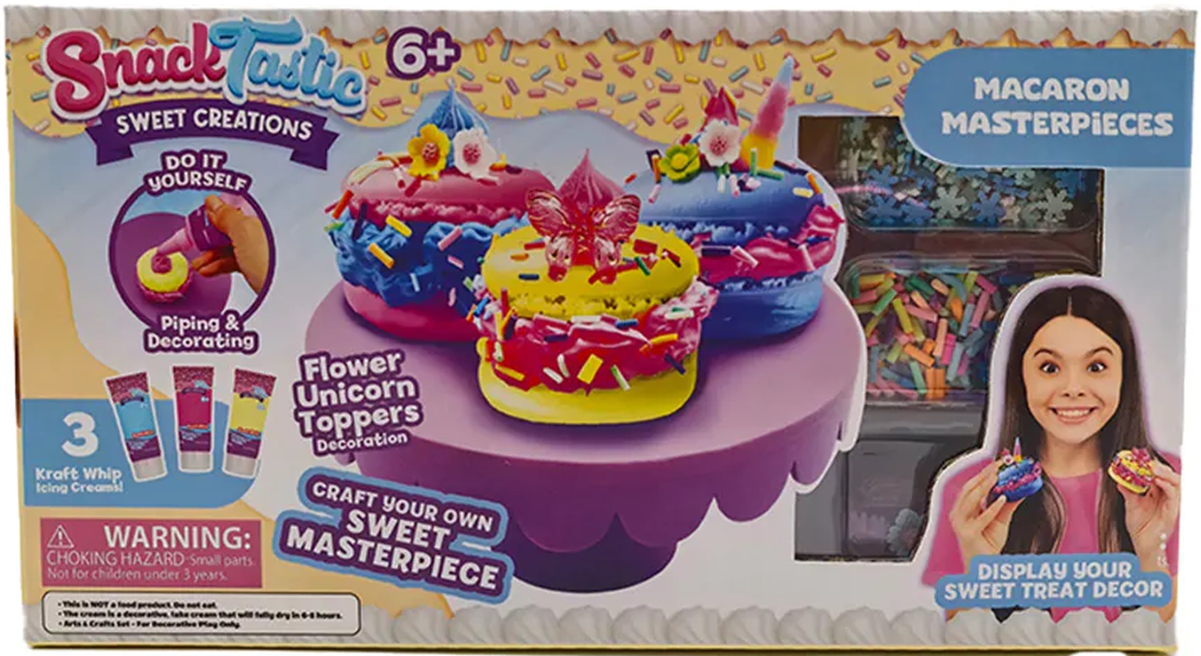 Trusă creativă  Felyx Toys Snack Tastic - Delicatese decorative, macaroane