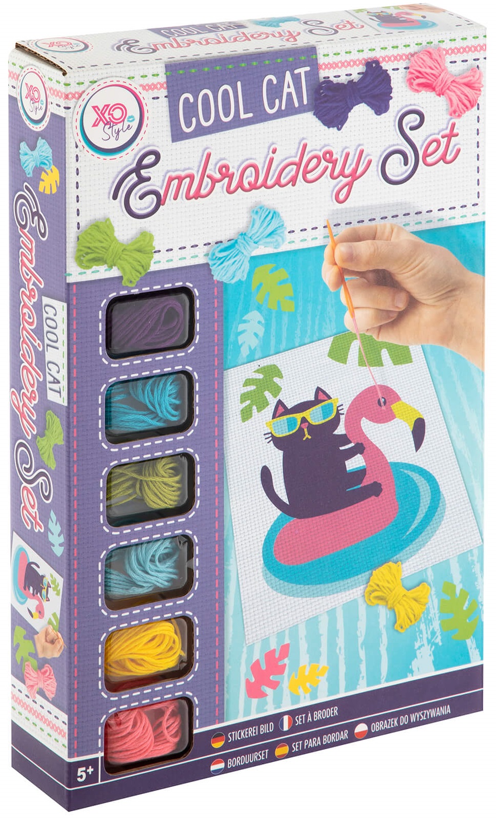 Set creativ Grafix - Broderie, pisica