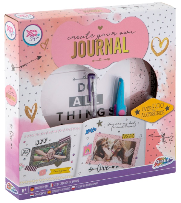 Set creativ Grafix XO Style - DIY secret tău jurnal