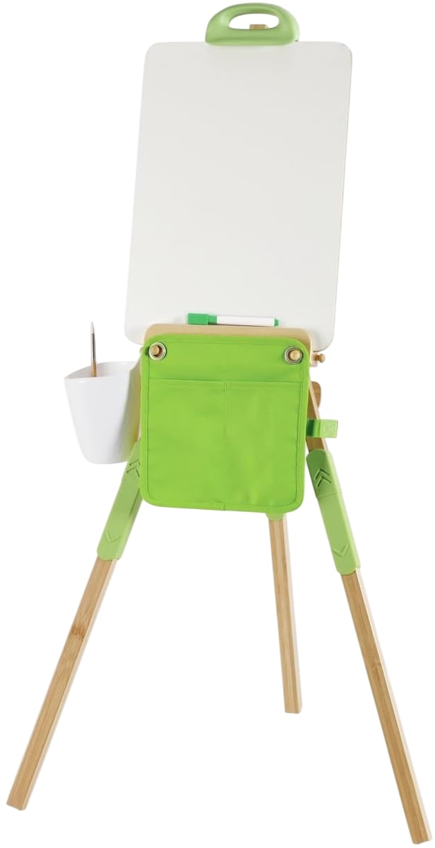 Trusă creativă   Hape International - Trepied portabil din bambus, 14 piese