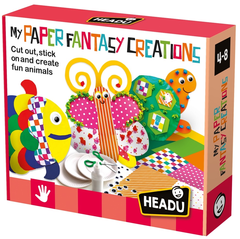 Set creativ Headu - Animale de hârtie