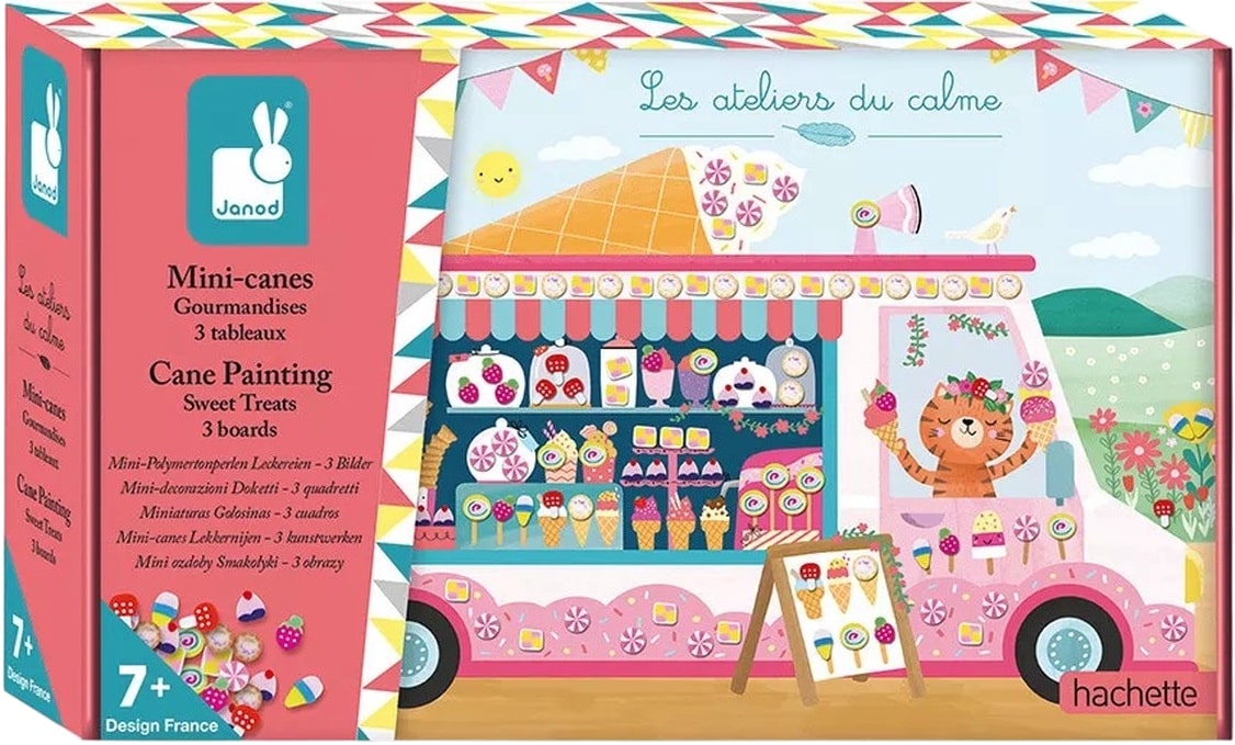 Trusă creativă  Janod - Cane Painting, Sweet Treats