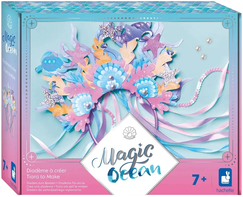 Trusă creativă  Janod - Magic Ocean, tiară