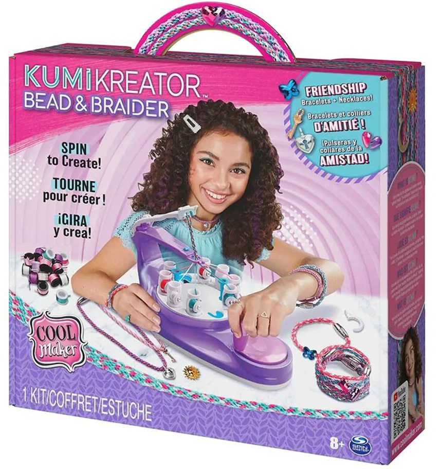 Spin Master Creative Kit - Mașină de tricotat brățări și coliere cu accesorii