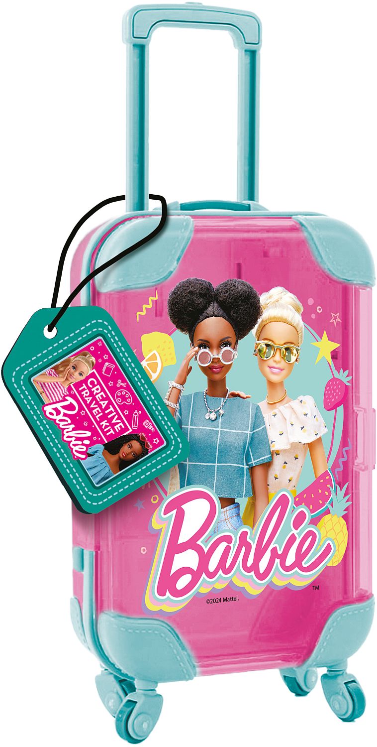 Trusă creativă  Lisciani Barbie - Mini valiză de călătorie