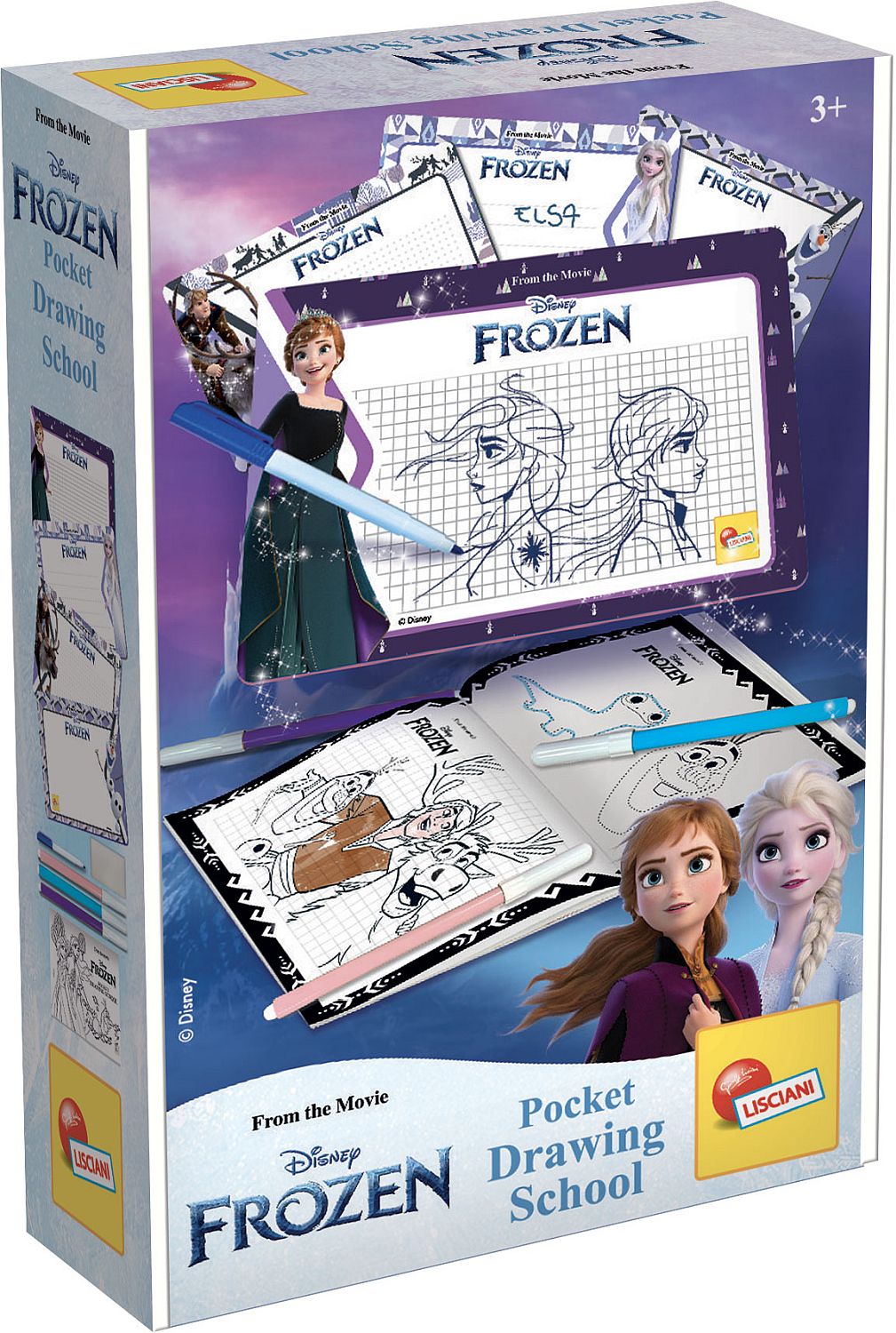Trusă creativă  Lisciani Frozen - Școală de desen