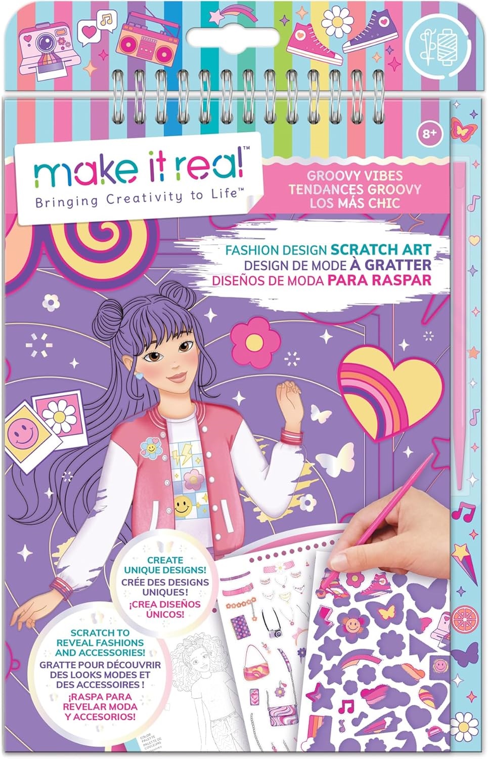 Set creativ Make It Real - Groovy Vibes, design de la zero