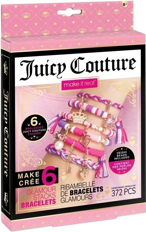Trusă creativă  Make It Real - Juicy Couture Glamour Stacks, brățări