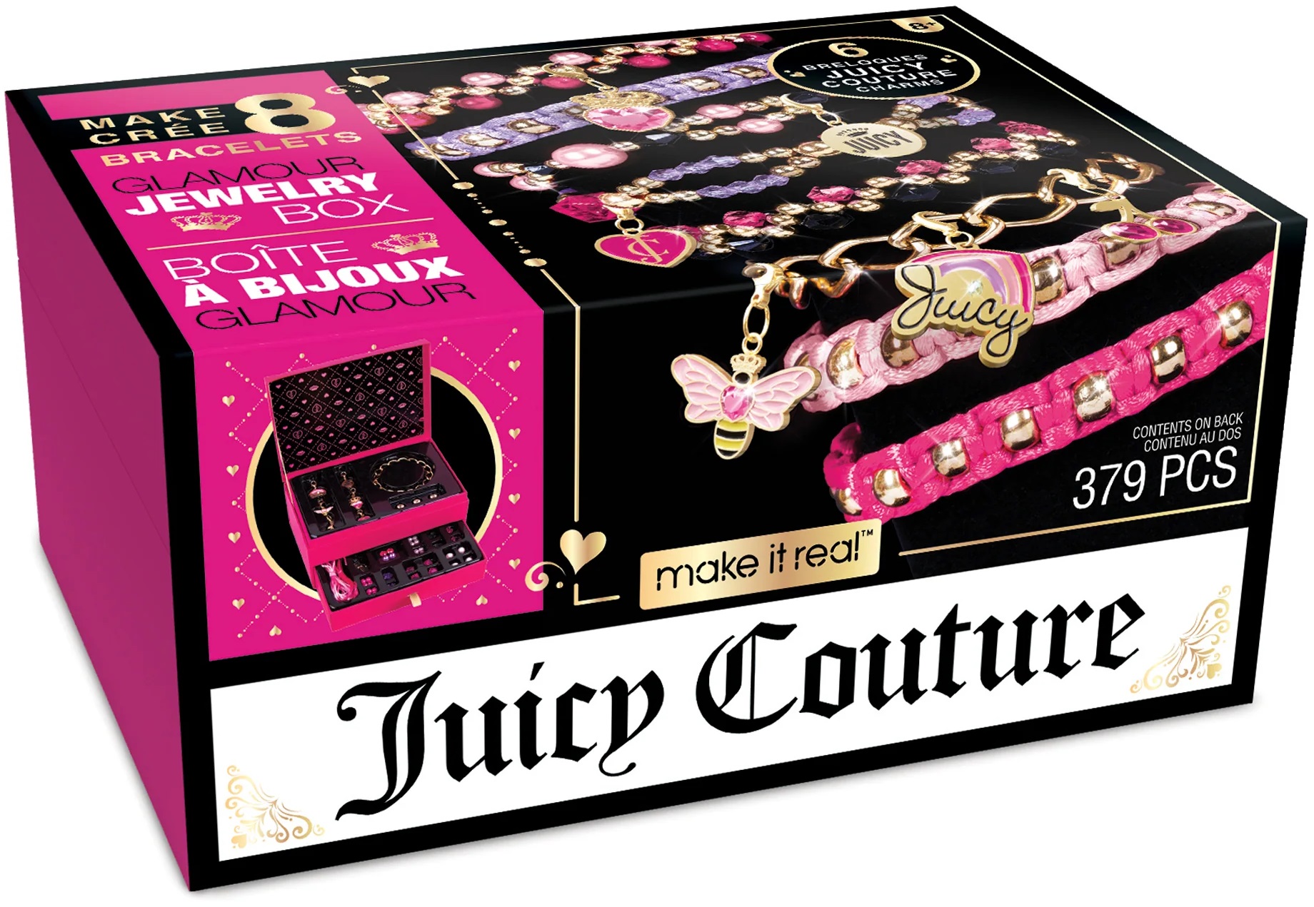 Set creativ Make it Real - Juicy Couture, cutie de bijuterii cu materiale