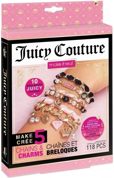 Trusă creativă  Make It Real - Mini Juicy Couture Chains And Charms, brățări