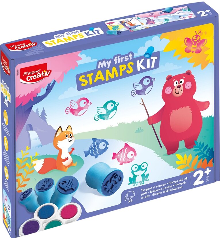 Trusă creativă Maped Creativ Early Age - Cu timbre