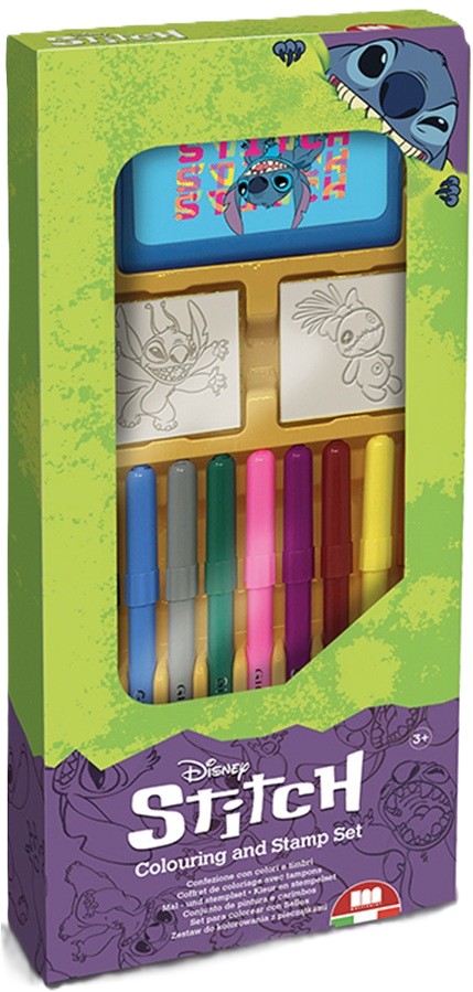 Set carioci  Multiprint Stitch - 9 bucăți , cu 2 stampile