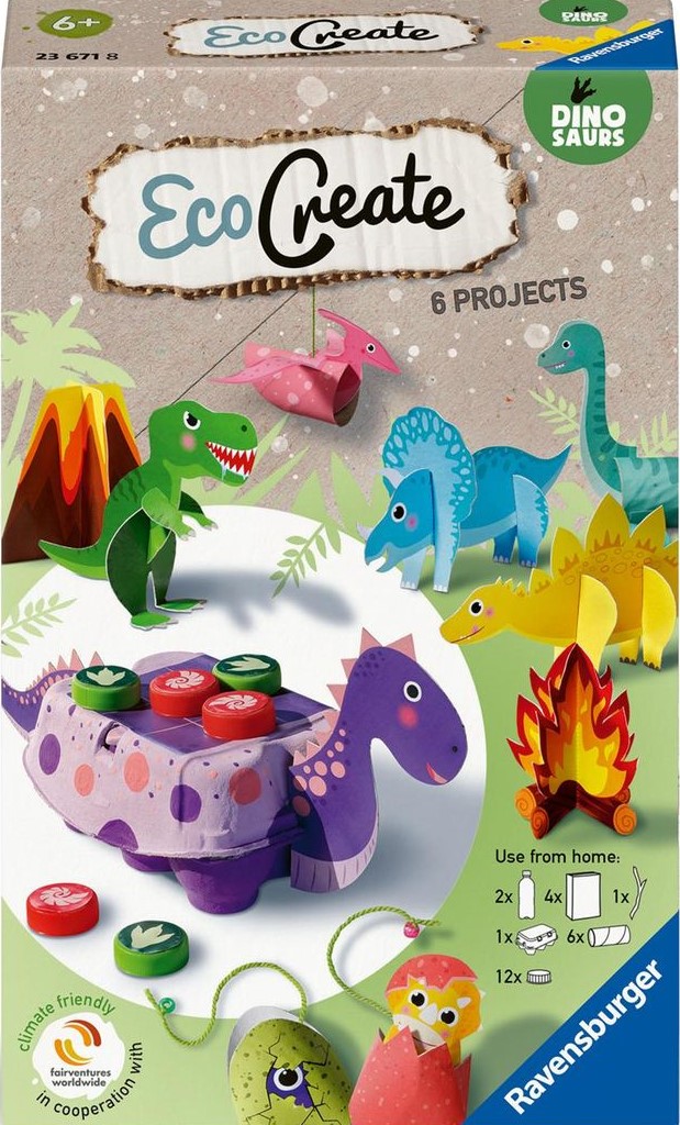 Kit creativ  Ravensburger - EcoCreate Mini Dino