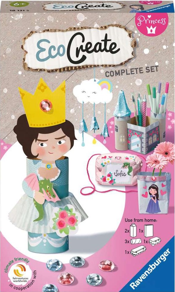 Kit creativ  Ravensburger - EcoCreate Mini, Princess