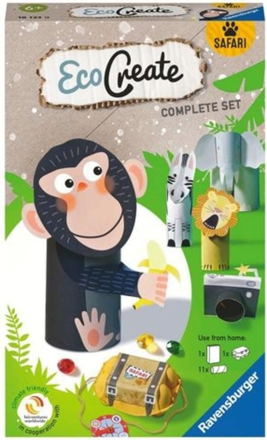 Kit creativ  Ravensburger - EcoCreate Mini, Safari