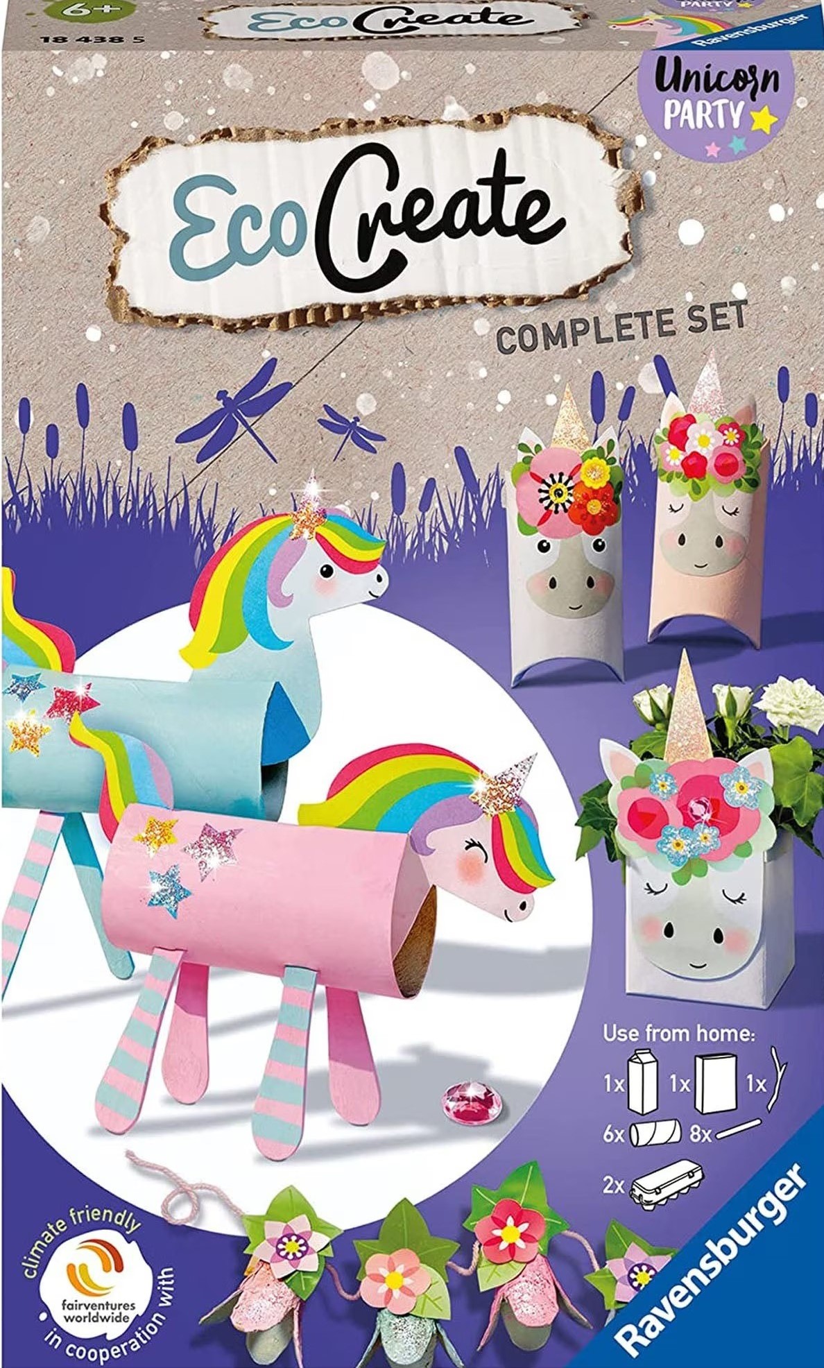Kit creativ  Ravensburger - EcoCreate Mini, Unic Party