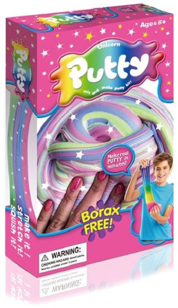 Setul creativ Raya Toys - Fă-ți propriul Slam Putty, roz