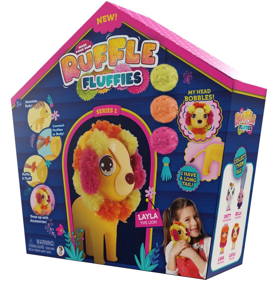 Set creativ Ruffle Fluffies - Leuț pentru decorare