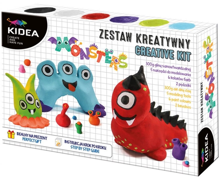 Set de lut creativ Kidea - Monștri