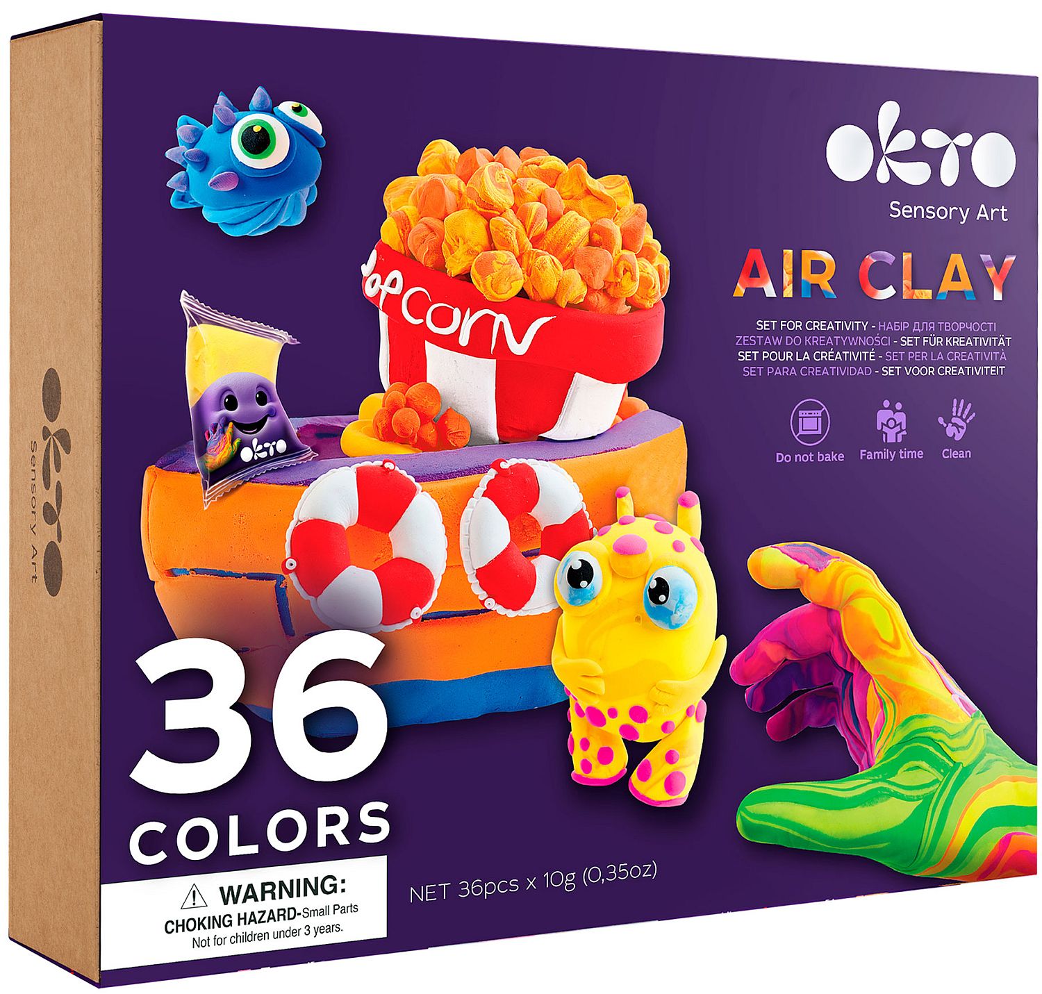 Set creativ cu plastilină Okto - 36 culori