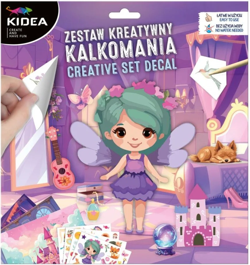 Set creativ cu stickere Kidea - Zâne