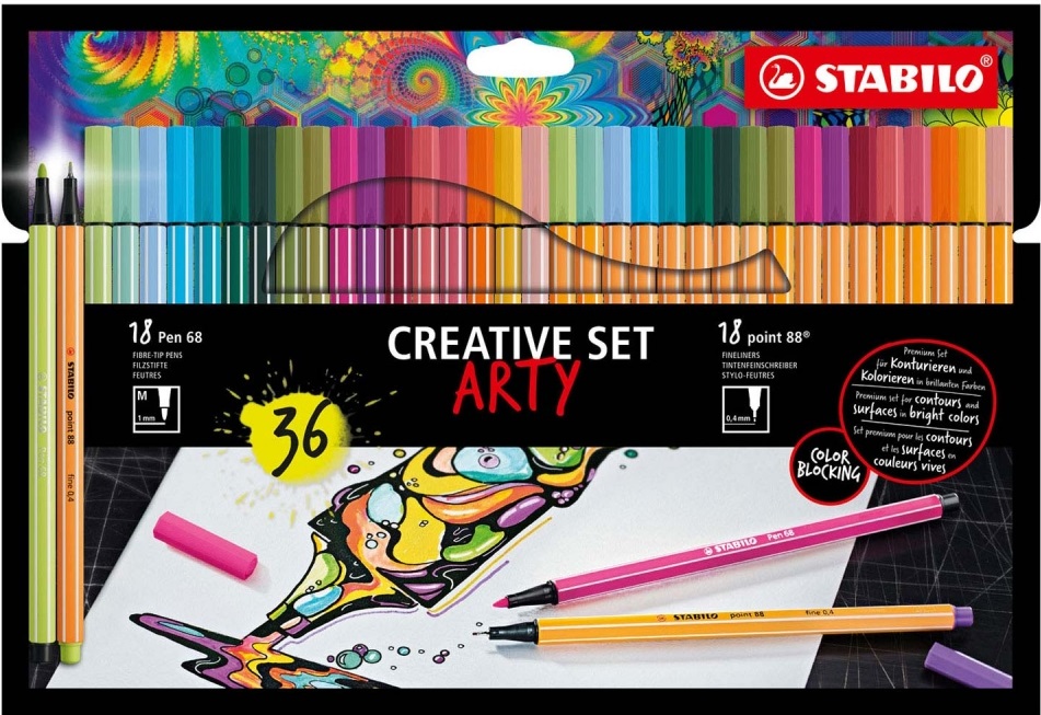 Set creativ  Stabilo Arty - 36 piese