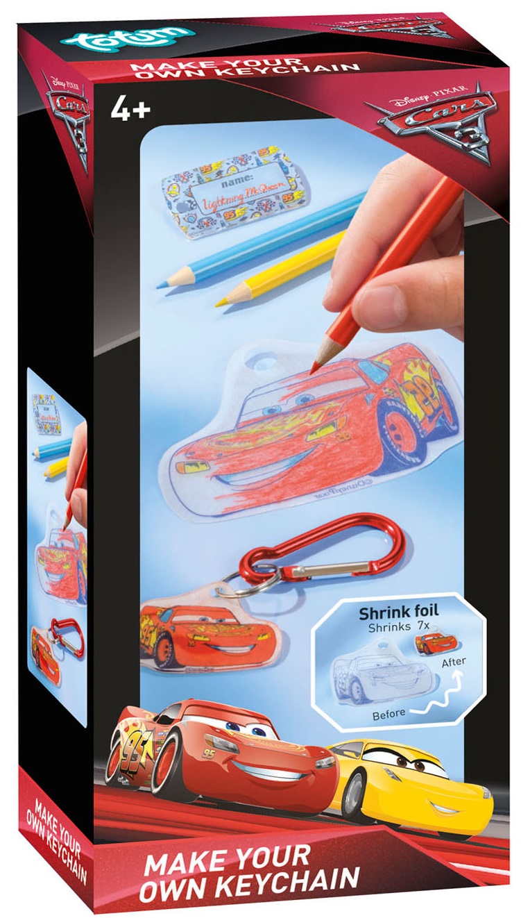 Set de creatie Totum - Decoreaza singur, Masini, breloace