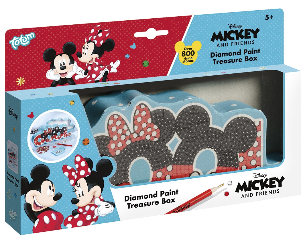 Totum Creative Kit - Decorează-ți propria cutie de comori Mickey Mouse