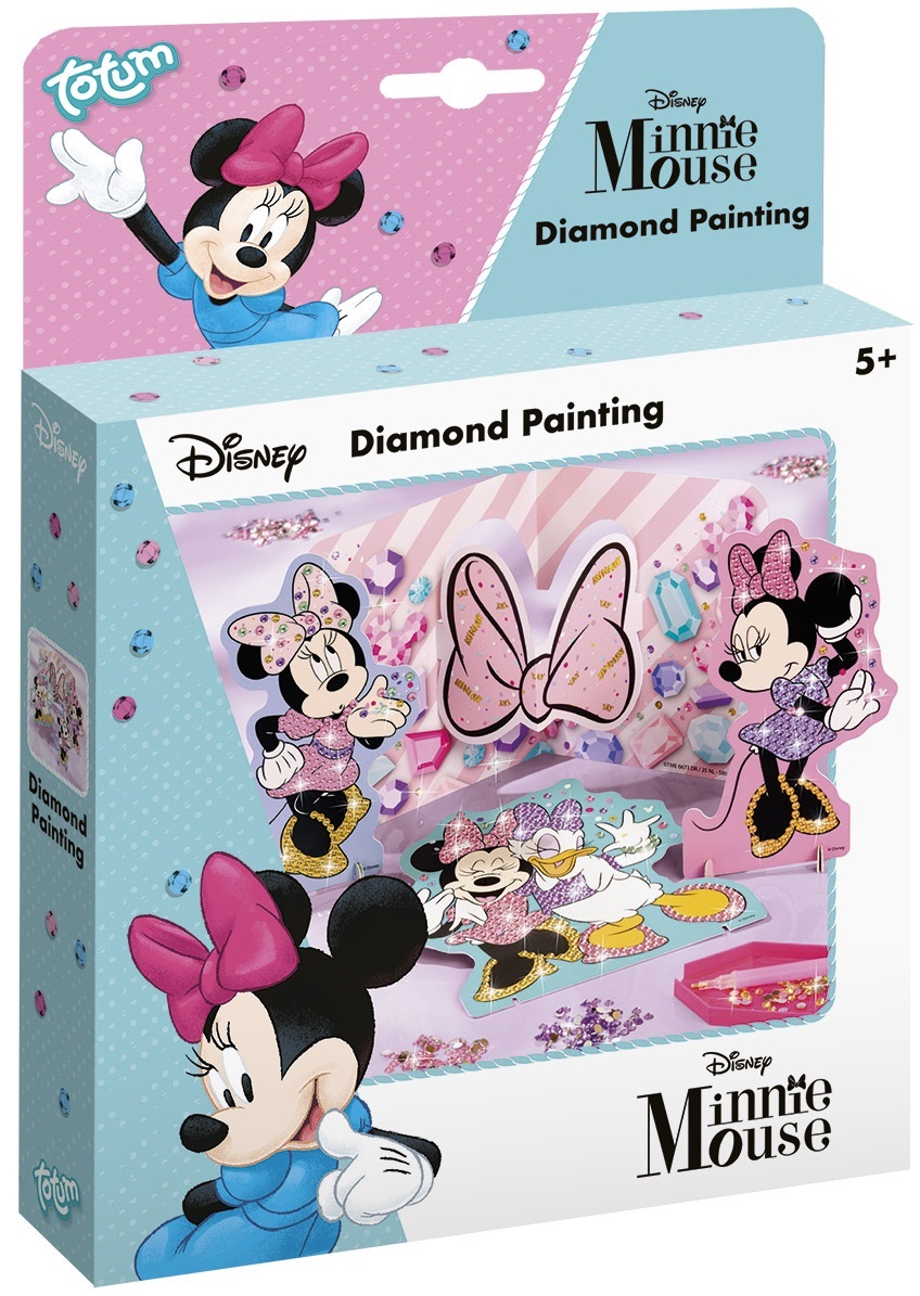 Set creativ Totum - Goblen cu diamante cu Minnie Mouse
