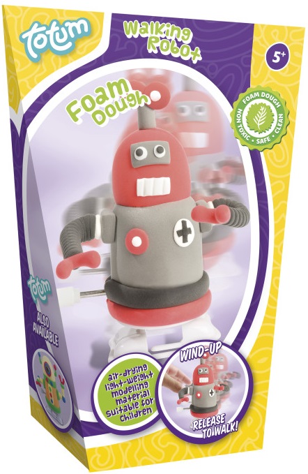 Set de creatie Totum - Fa un robot, rosu
