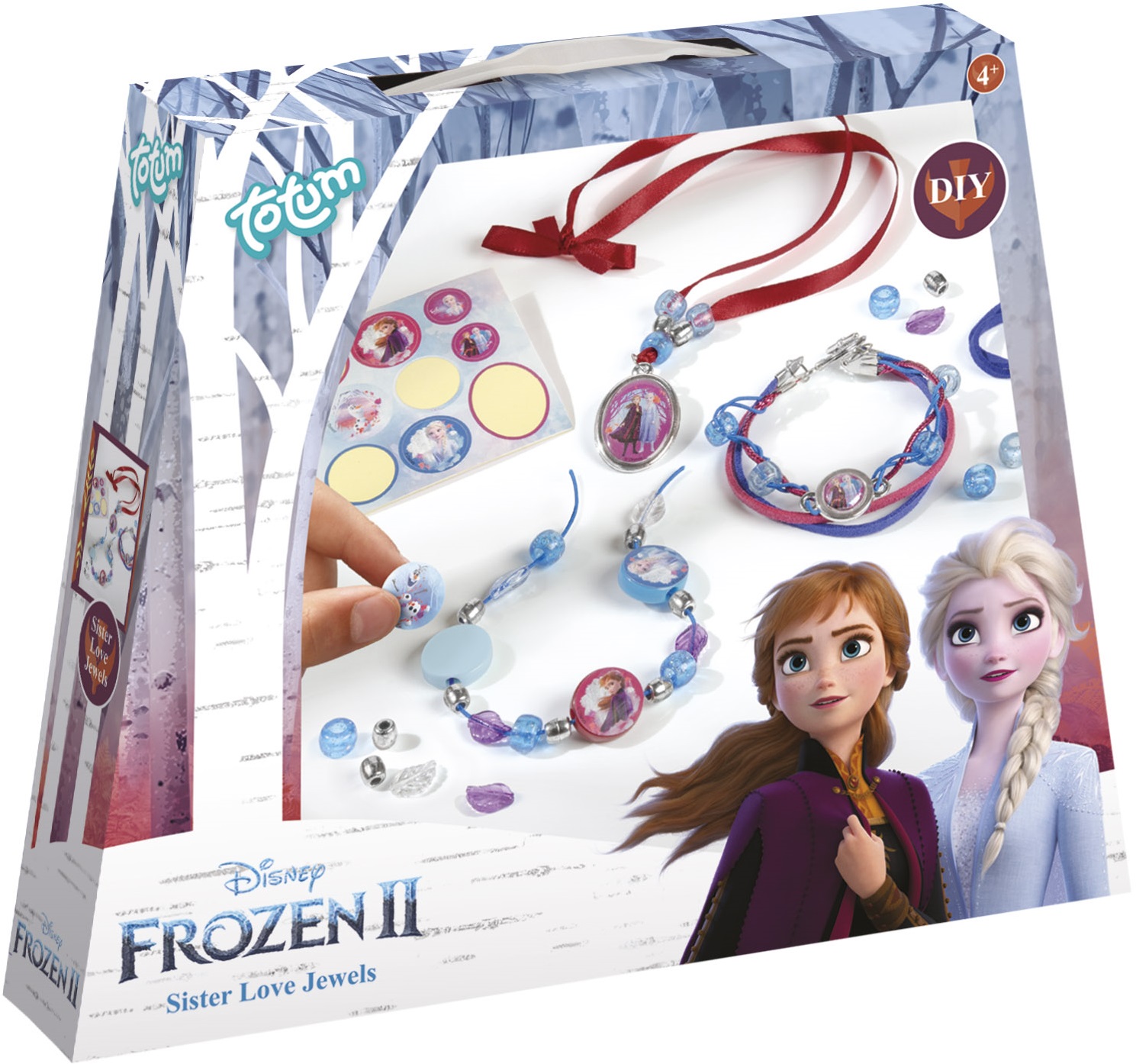 Set creativ Totum - Fă-ți propriile bijuterii, Frozen II
