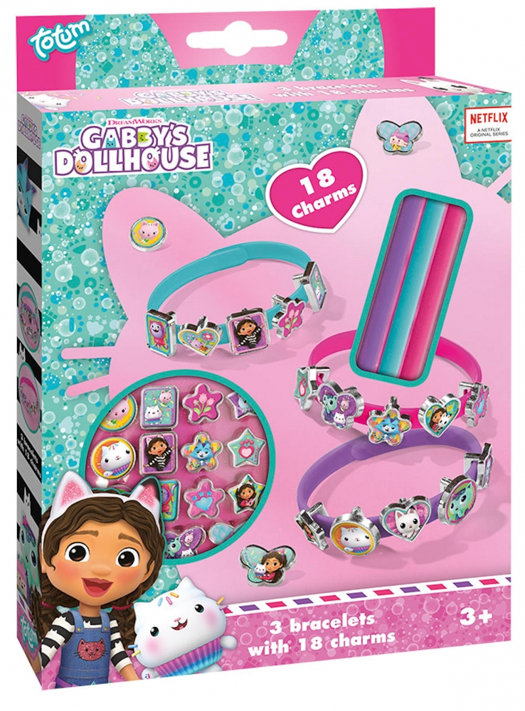 Set creativ Totum - Creează-ți singur brățări Gabby's Dollhouse
