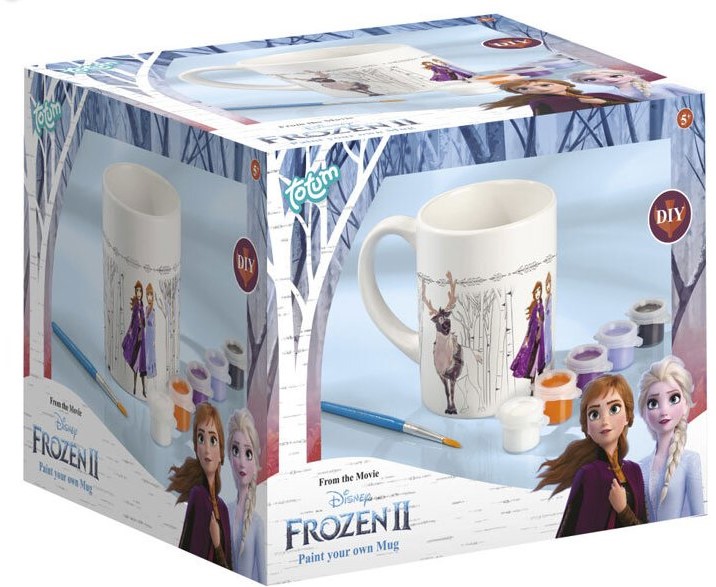 Totum Creative Set - Colorează-ți propria ceașcă, Frozen