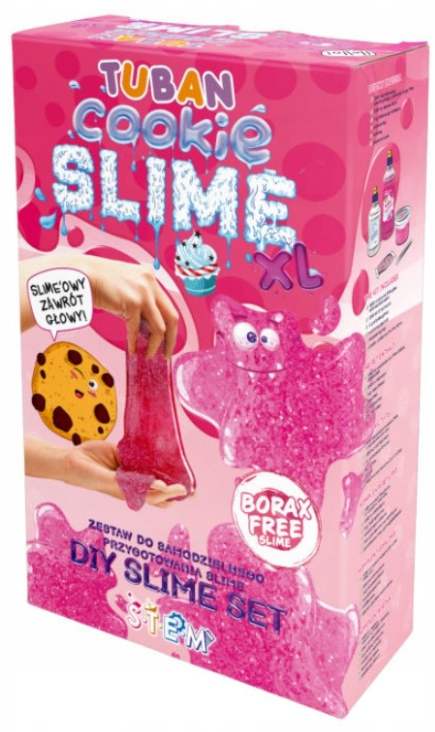 Set creativ Tuban - XL, Fă-ți propriul slime Cookie, cu brocart