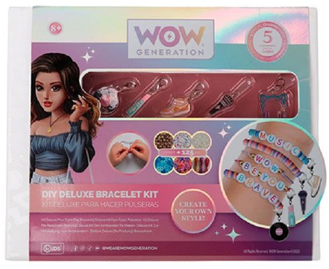 Set creativ WOW Generation - Brățări cu 5 brelocuri
